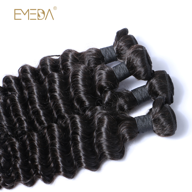 Hot Sale  Deep Wave 100% virgin Human Hair Extensions YL223